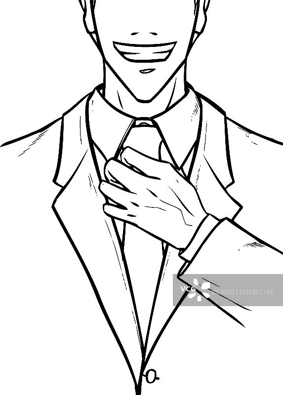 穿着正装的年轻男人图片素材