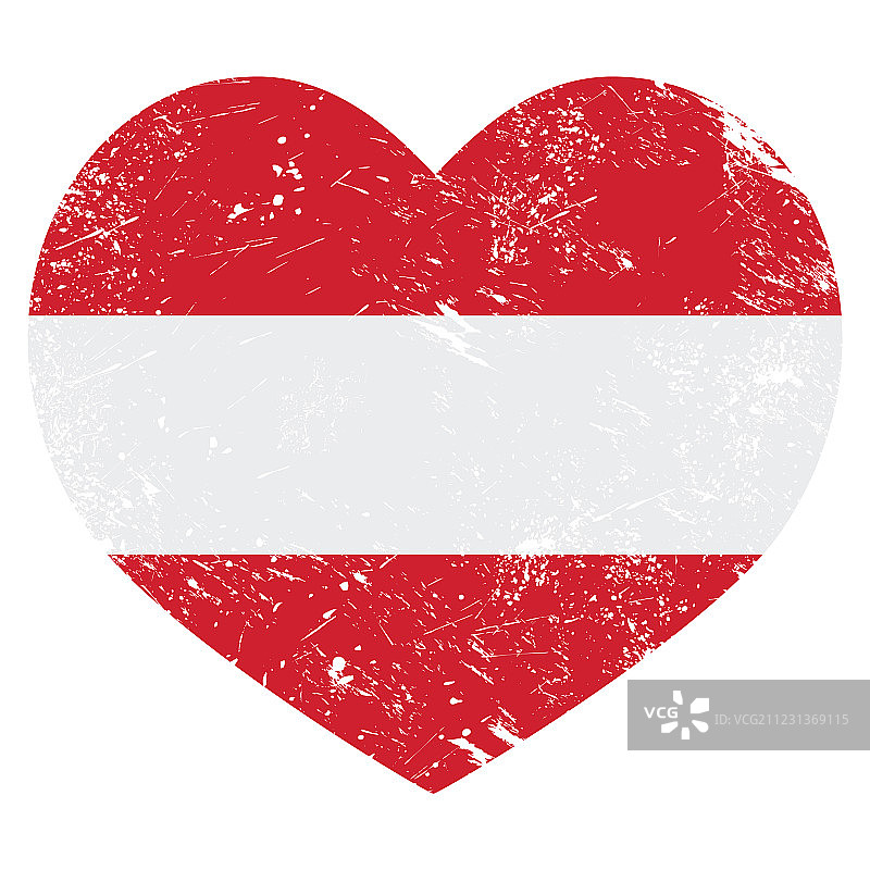 奥地利复古风格旗帜图片素材