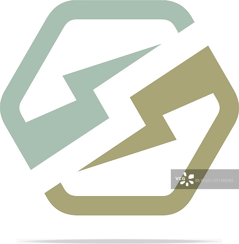 电力电源图标设计符号logo抽象图片素材