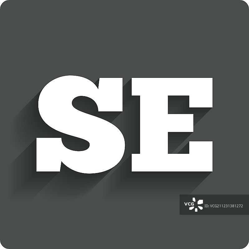 瑞典语标志图标SE翻译图片素材