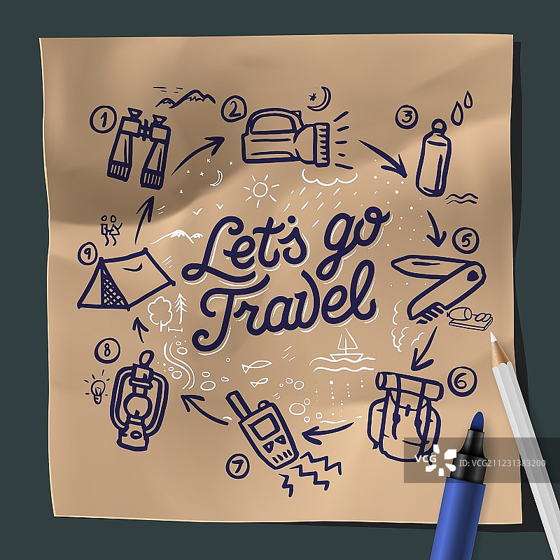 旅行探险励志概念图片素材