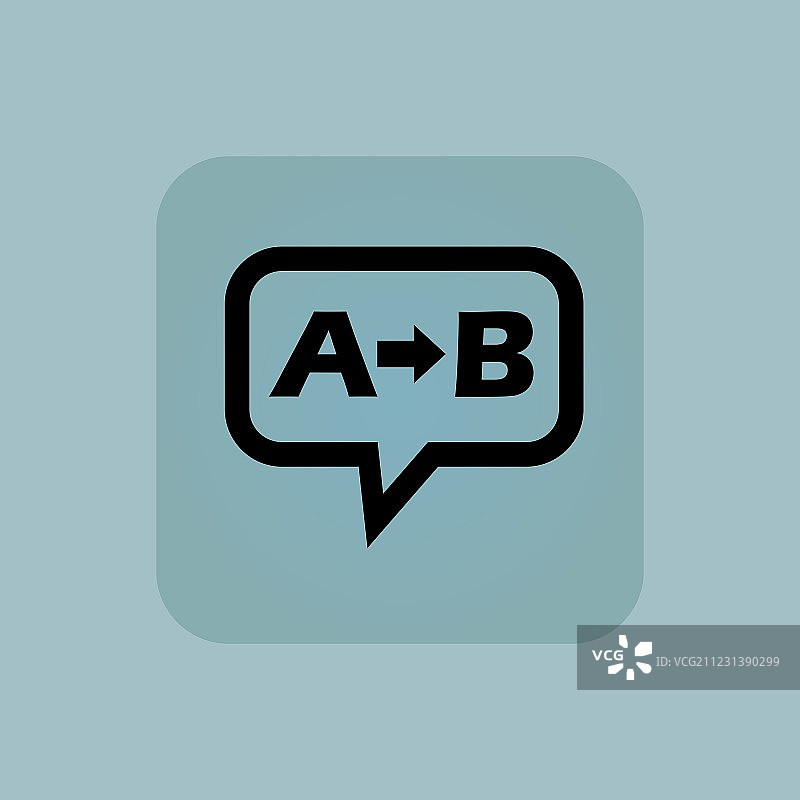 淡蓝色A B信息图片素材