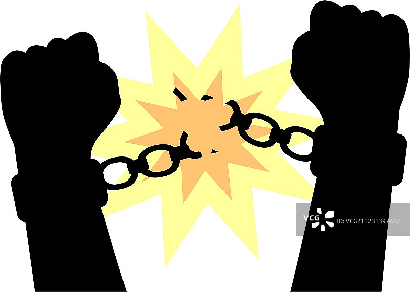 挣脱束缚图片素材