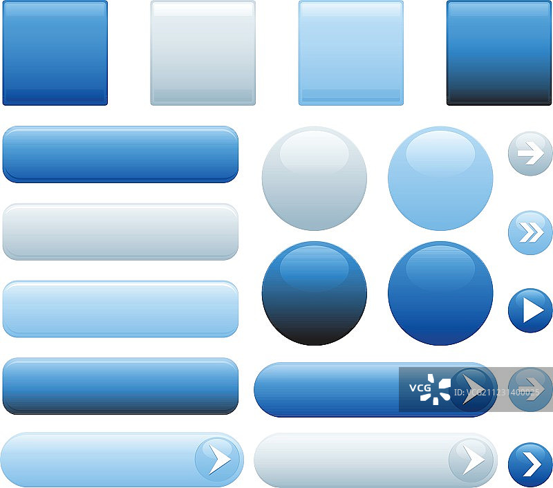 空白网页光面按钮图片素材