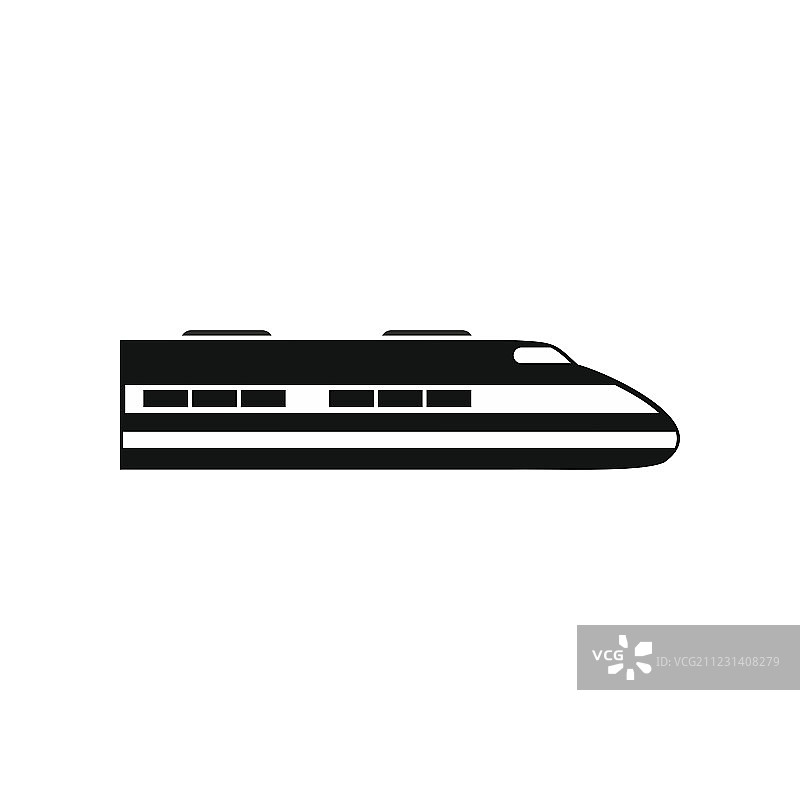 高速列车图标图片素材
