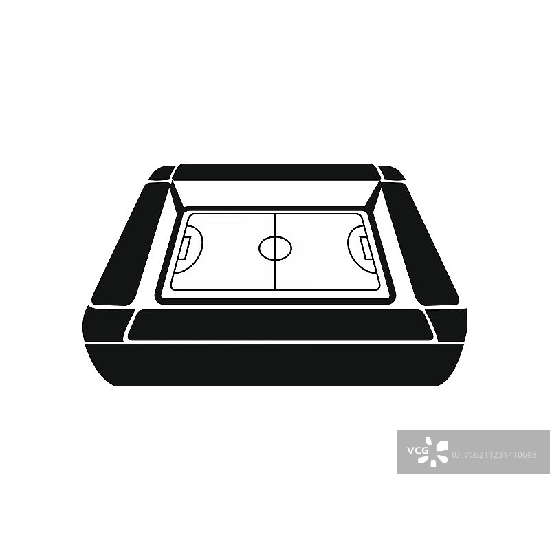 方形足球场图标图片素材