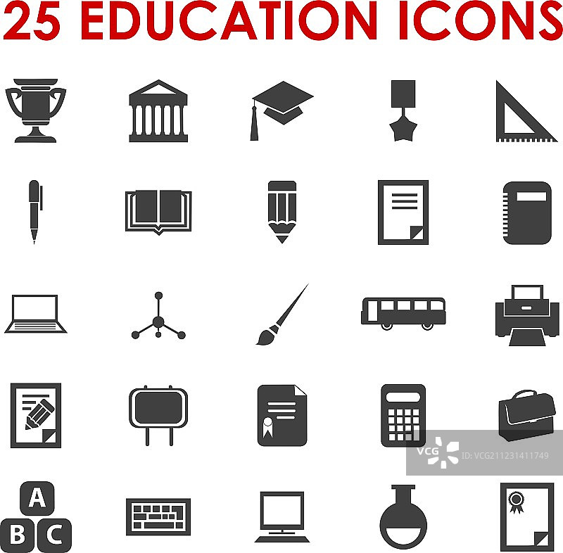 教育的图标图片素材