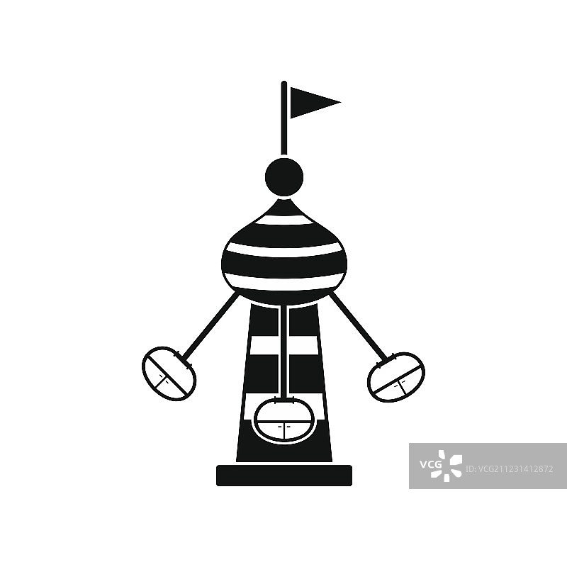 旋转游乐设施图标图片素材