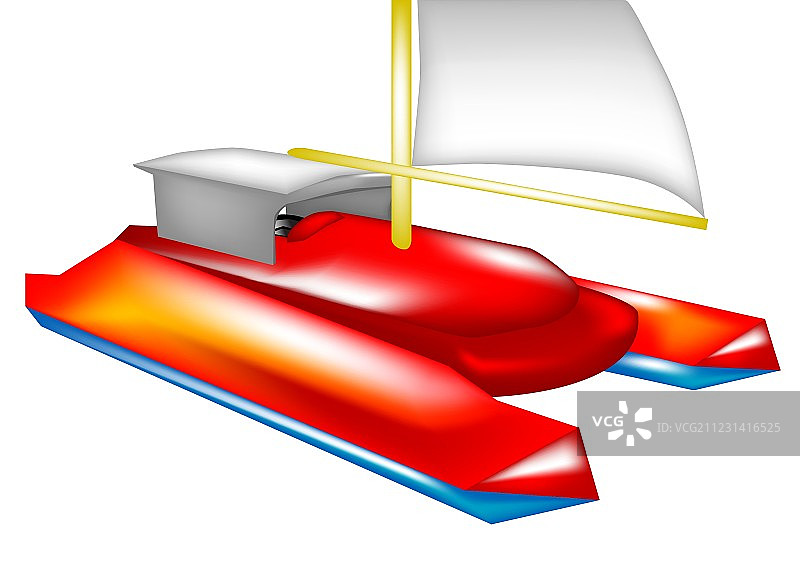 双体船图片素材