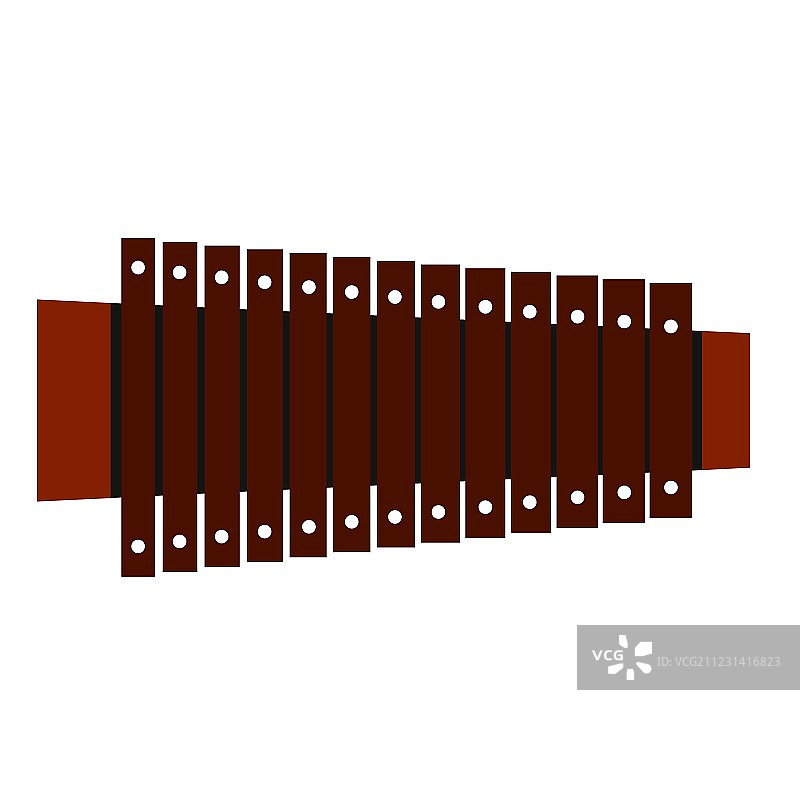 木琴扁平图标图片素材