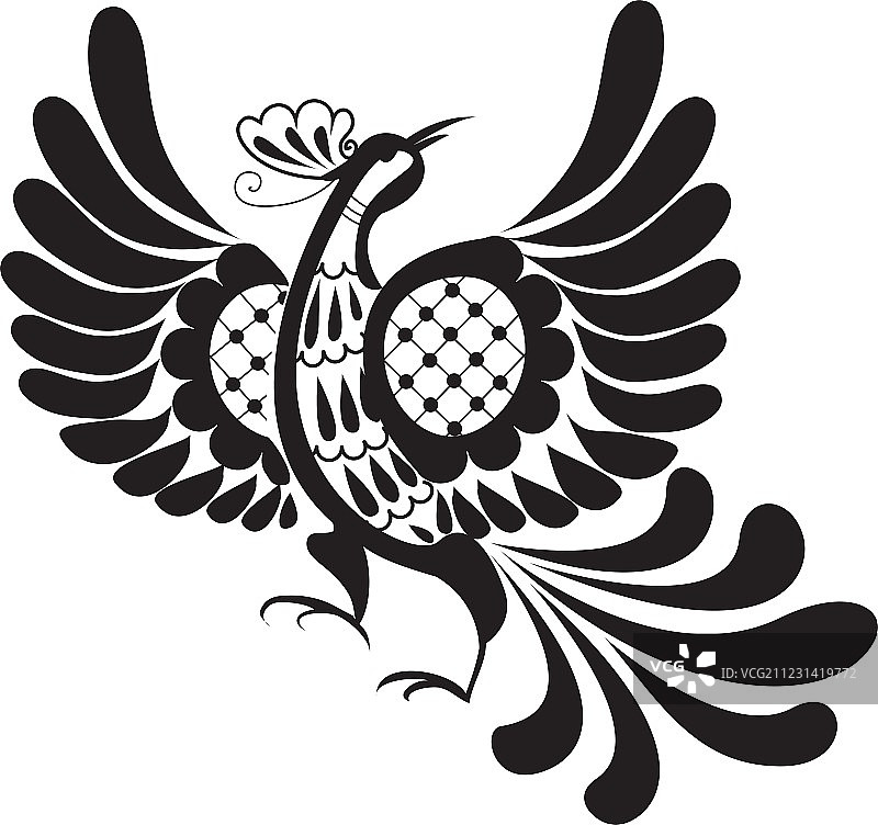 鸟的轮廓图片素材