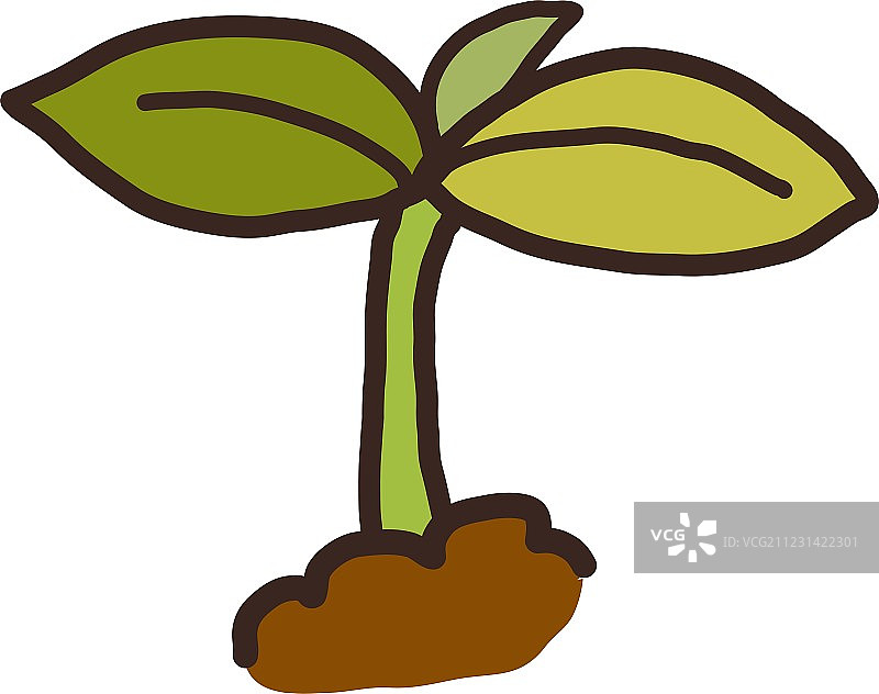 豆芽图标图片素材