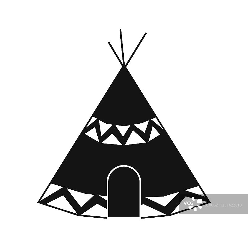 印度帐篷图标图片素材