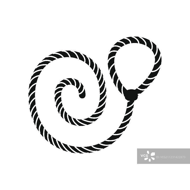 套索黑色简约图标图片素材