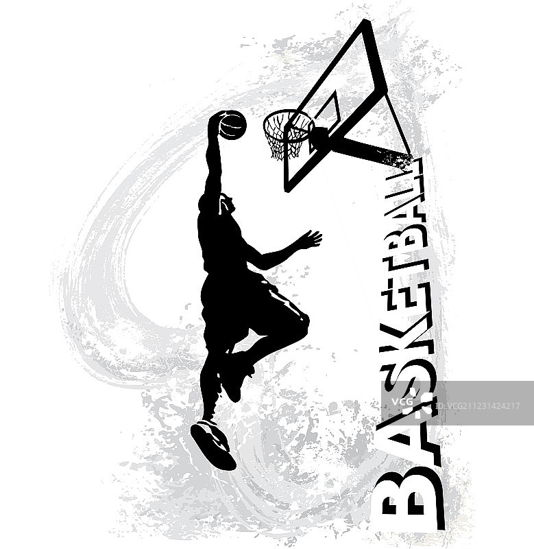 篮球扣篮图片素材