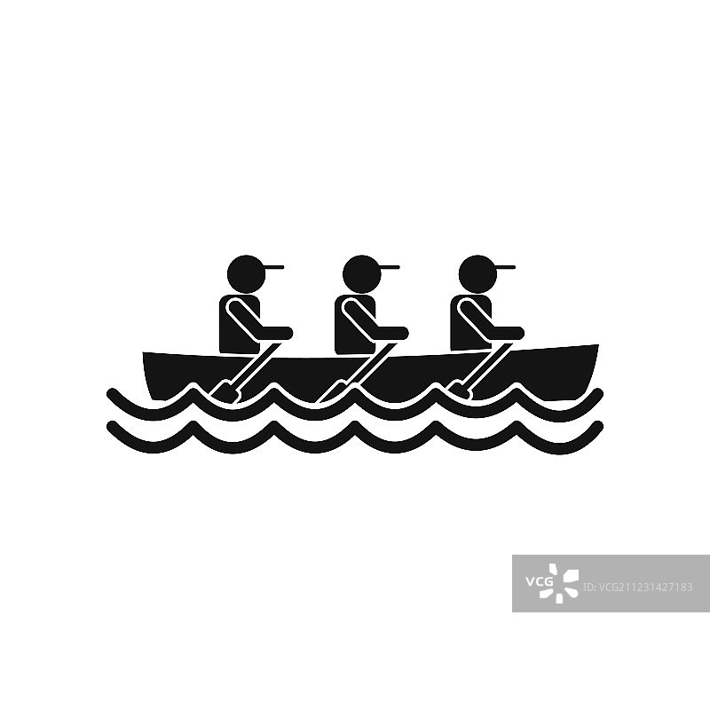 划艇比赛图标图片素材