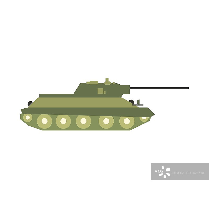 坦克扁平图标图片素材