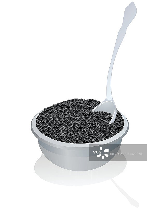 黑鱼子酱图片素材