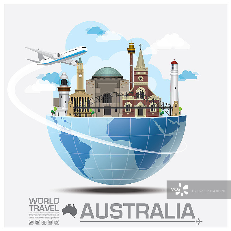 澳大利亚地标全球旅行图片素材