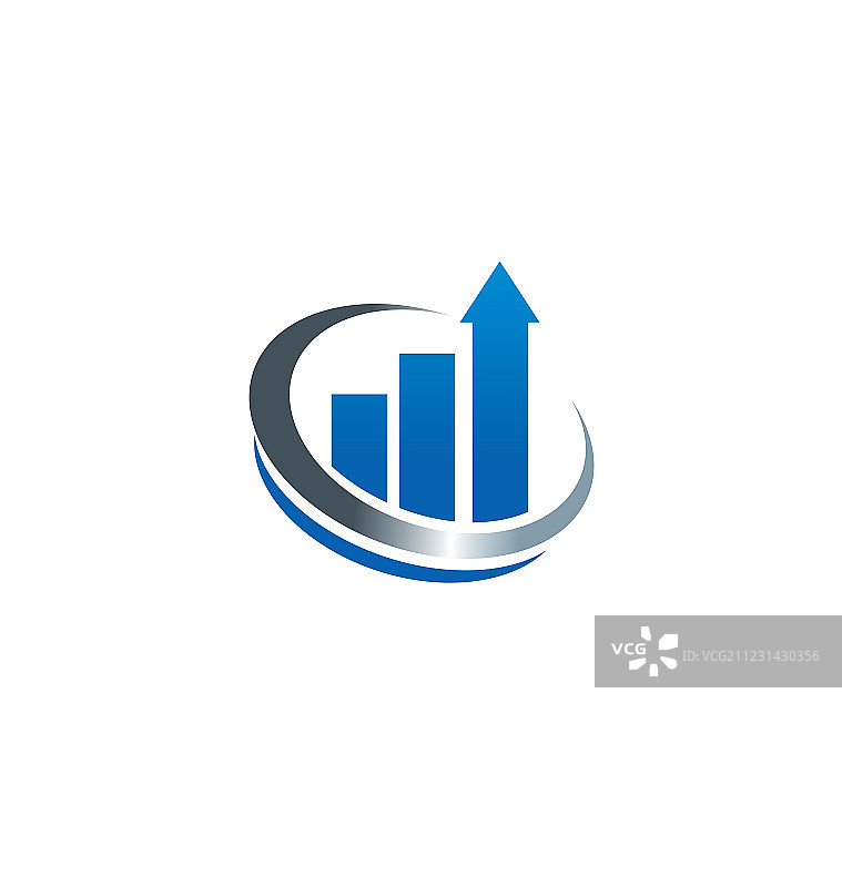 图表增长业务金融现金标志图片素材