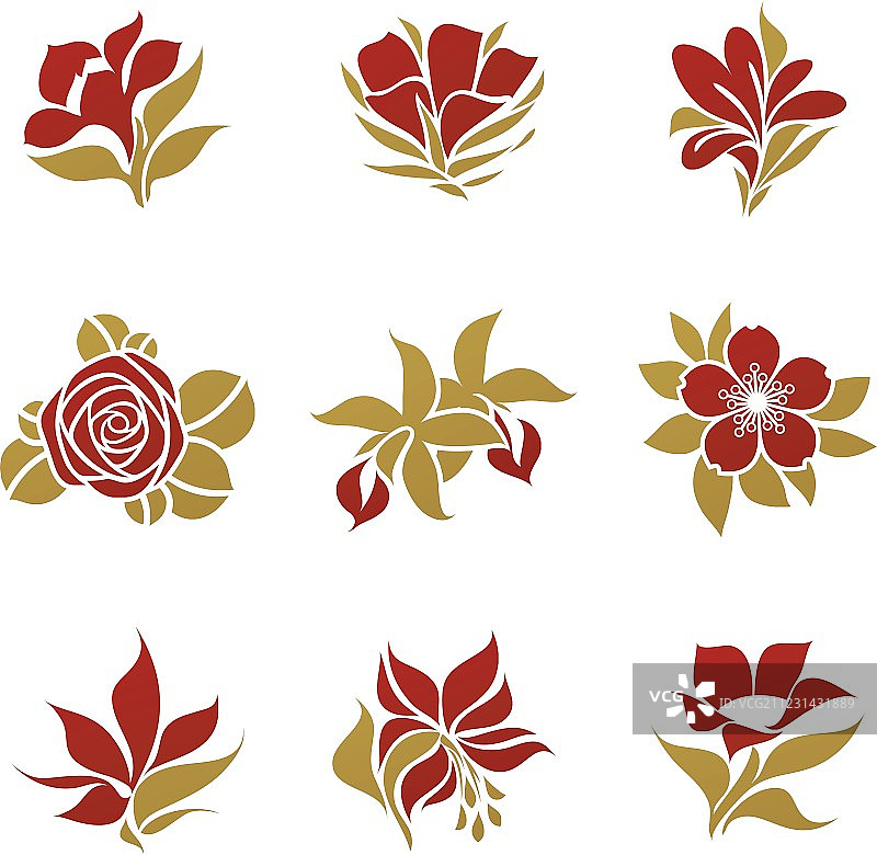 花卉Logo模板合集图片素材