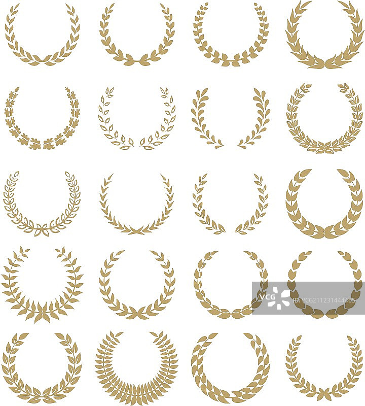 月桂花环图片素材