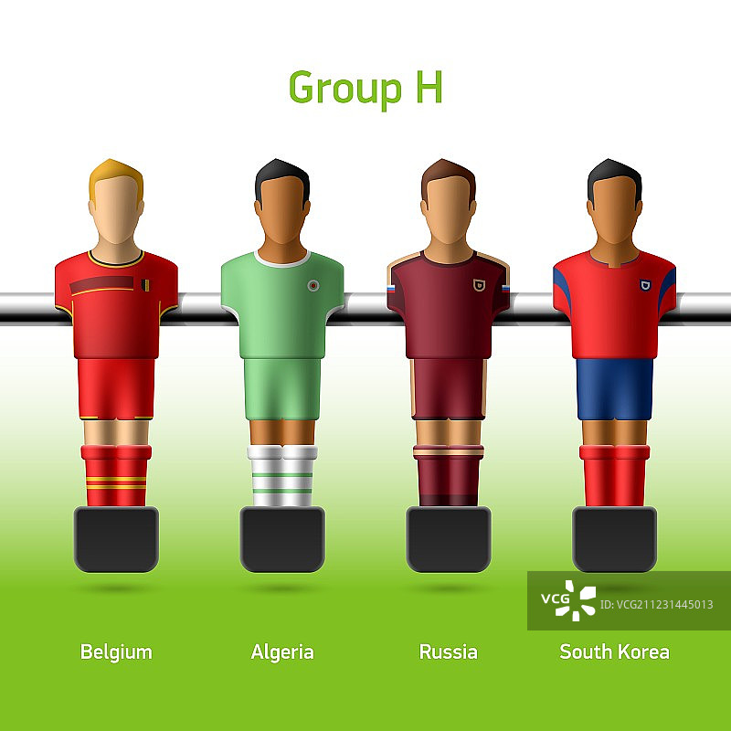 桌上足球的球员图片素材