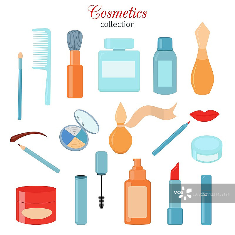 化妆品图标合集图片素材