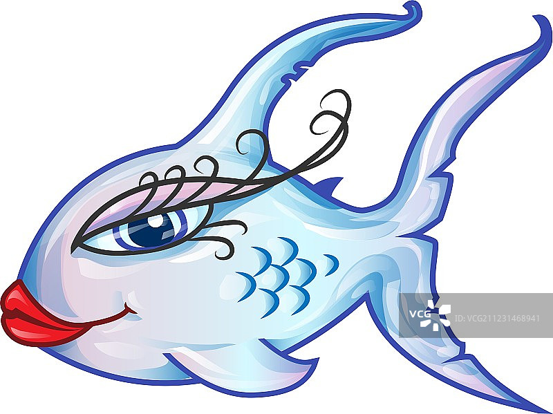 性感卡通鱼图片素材