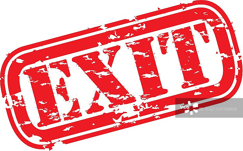 复古退出橡胶印章图片素材