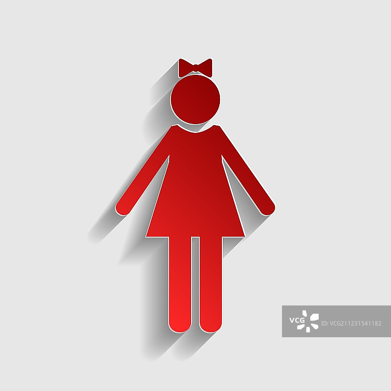 女孩手势图片素材