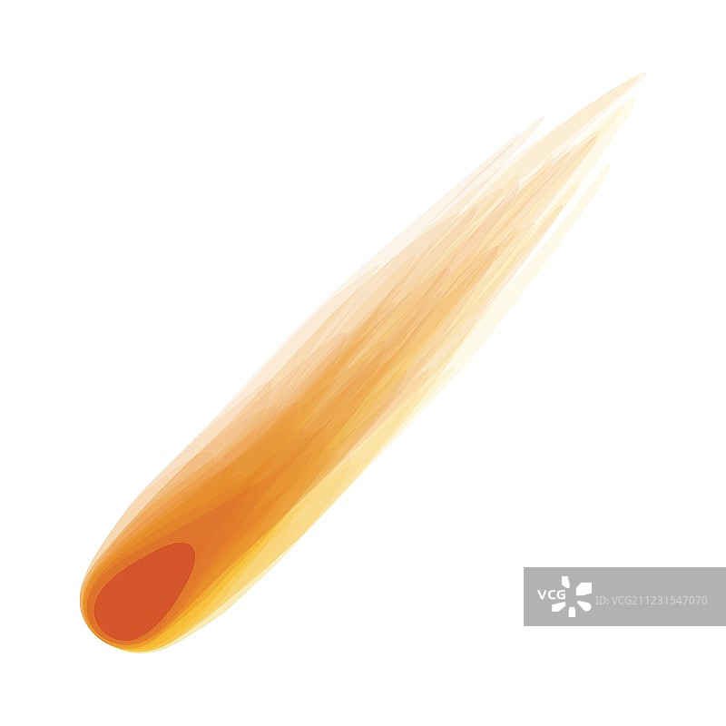 陨石坠落卡通图标图片素材