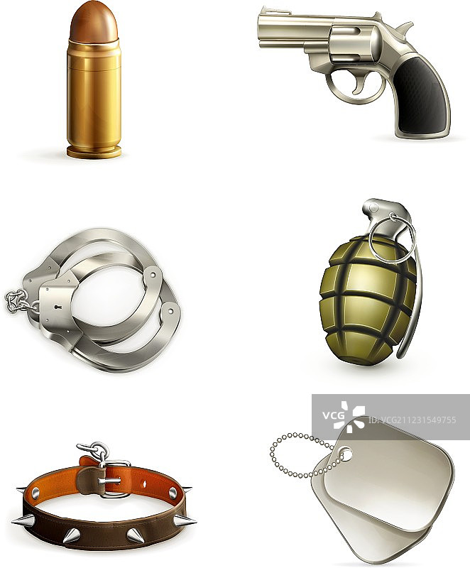 手臂图标集图片素材