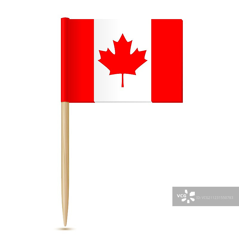 加拿大国旗牙签图片素材