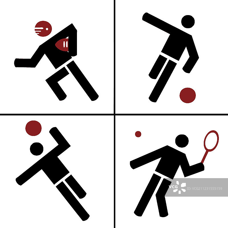 球类运动符号图片素材