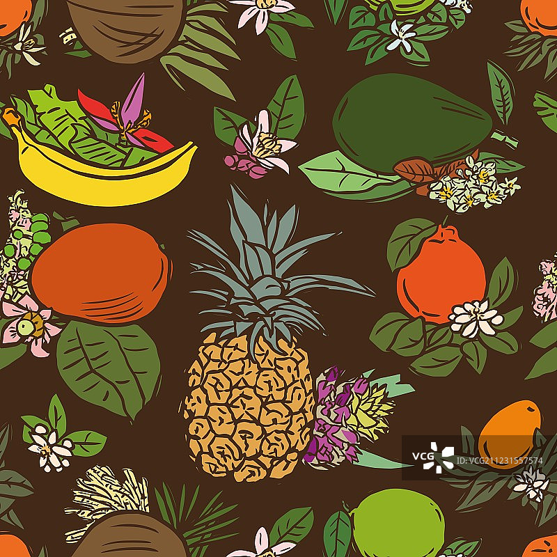 各种热带水果图片素材