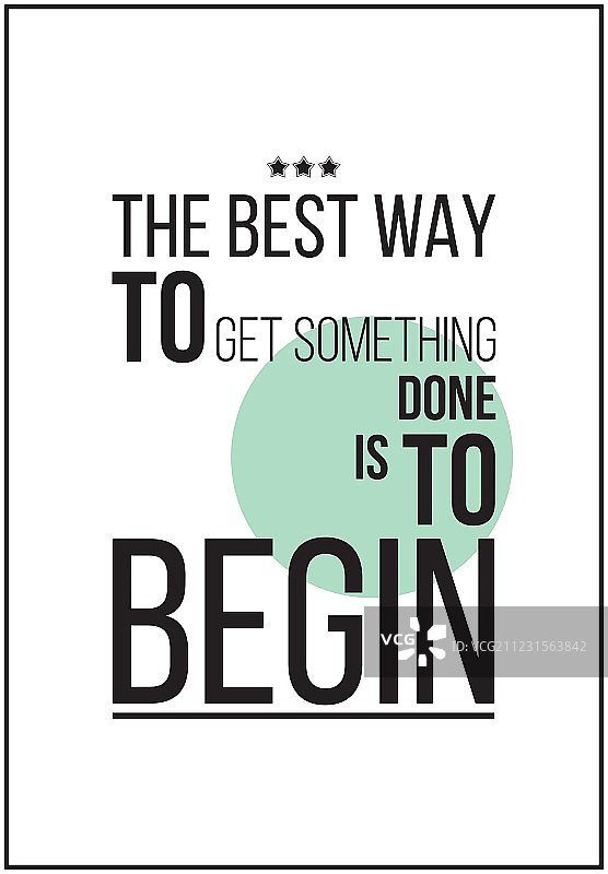 简约白色背景励志海报图片素材