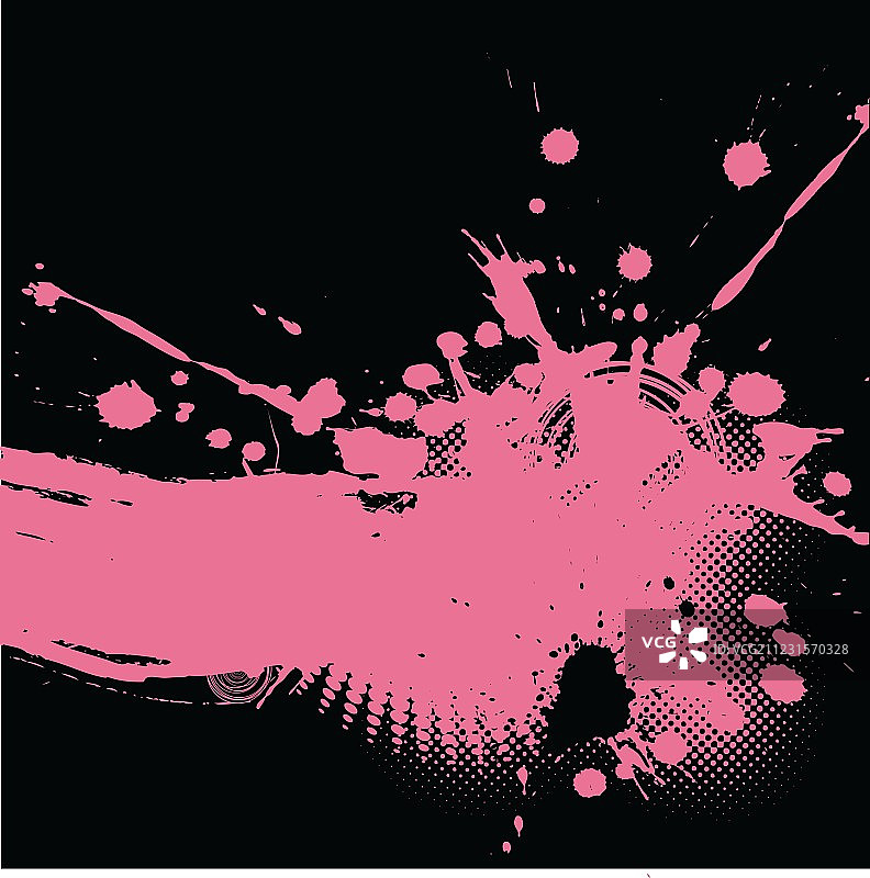 飞溅插画图片素材