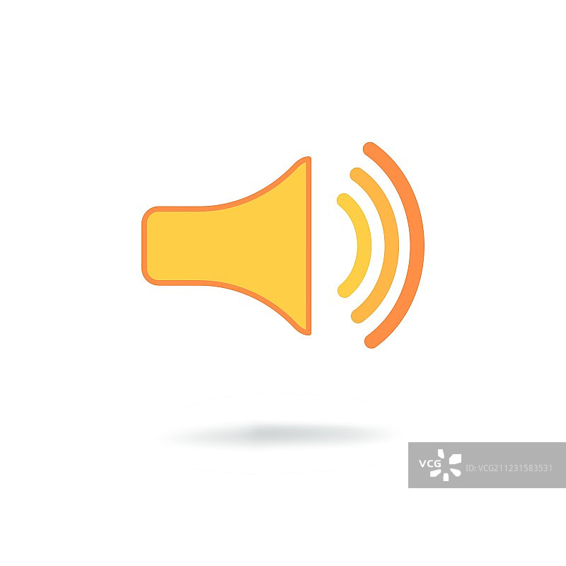 扬声器图标音量最大图片素材