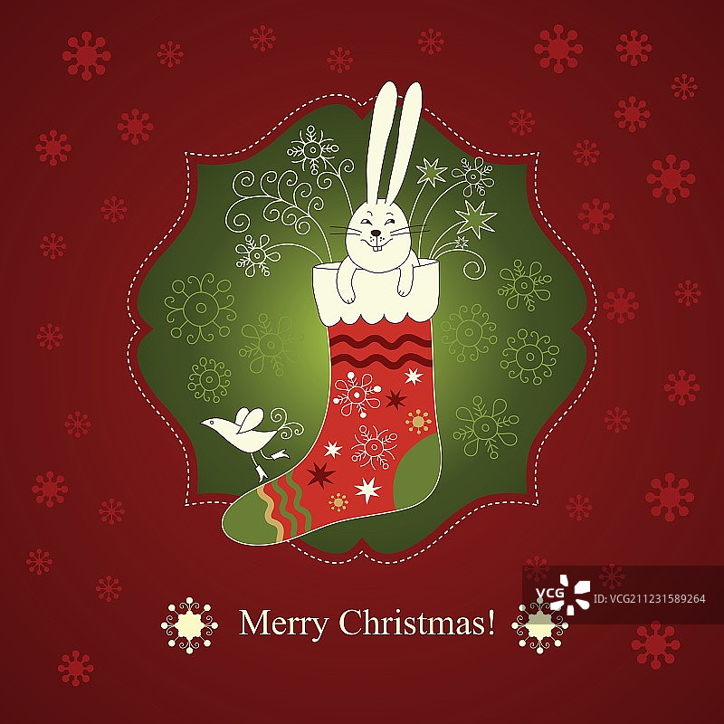 圣诞贺卡图片素材