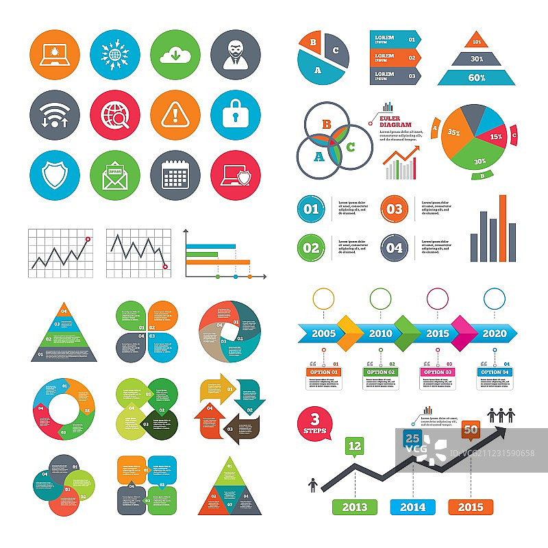 互联网隐私图标网络犯罪标志图片素材