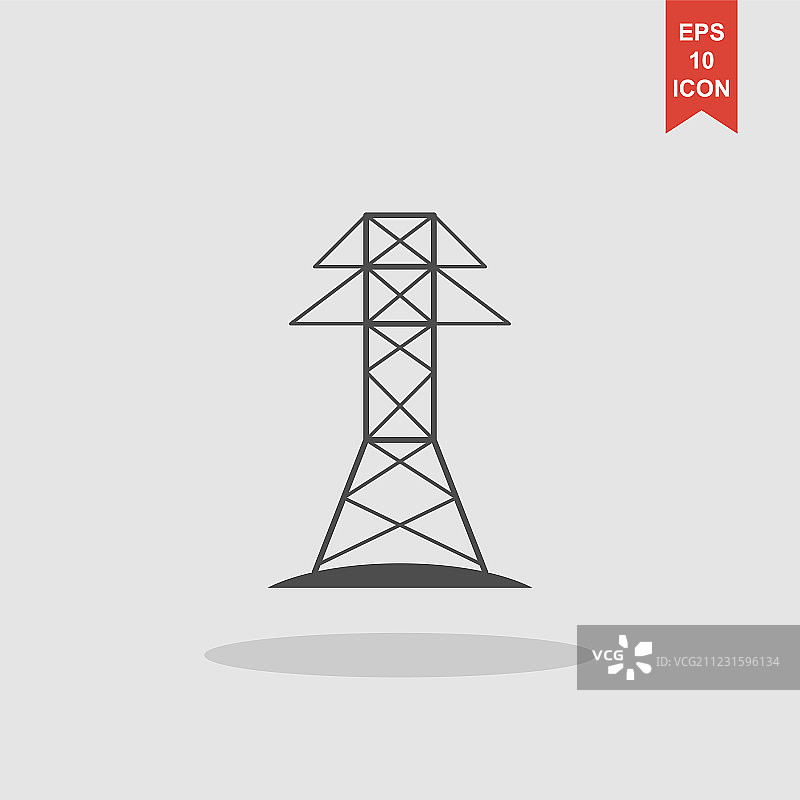电塔线条图标图片素材