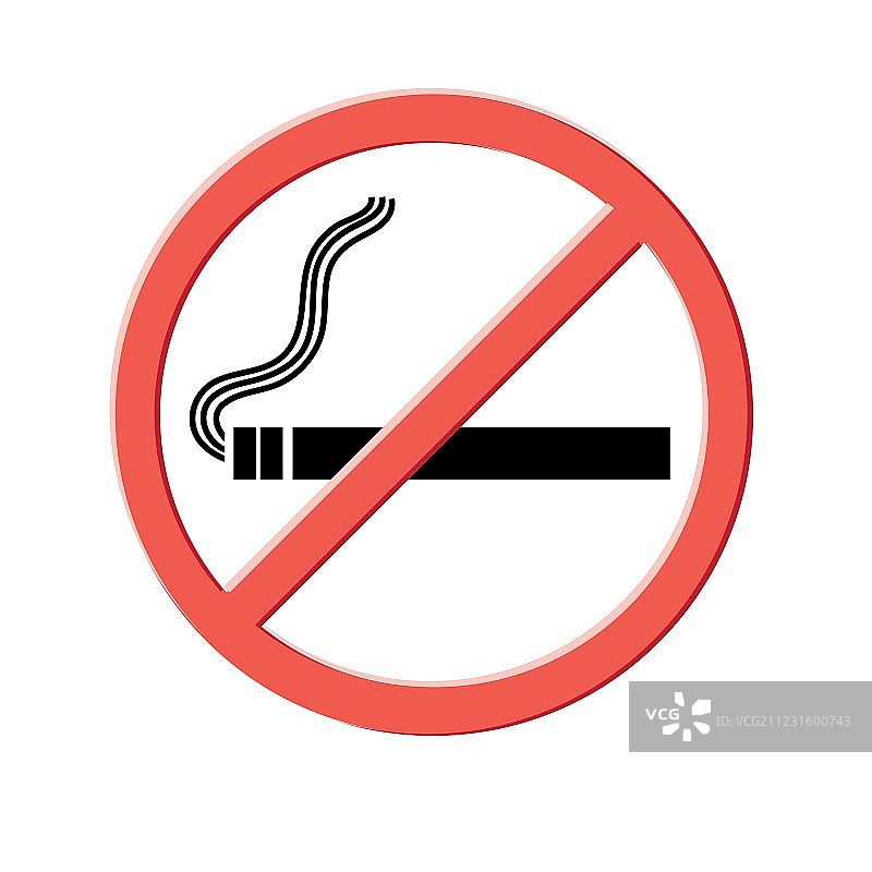 禁止吸烟标志图片素材