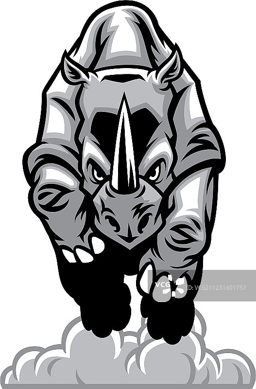 犀牛充电图片素材