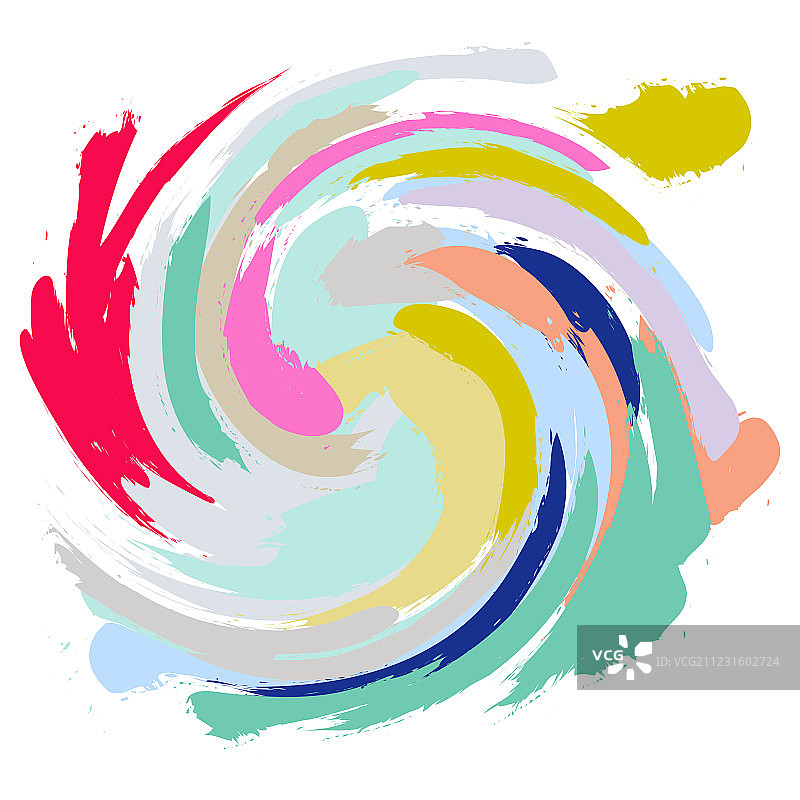 丙烯画笔笔触模仿图片素材