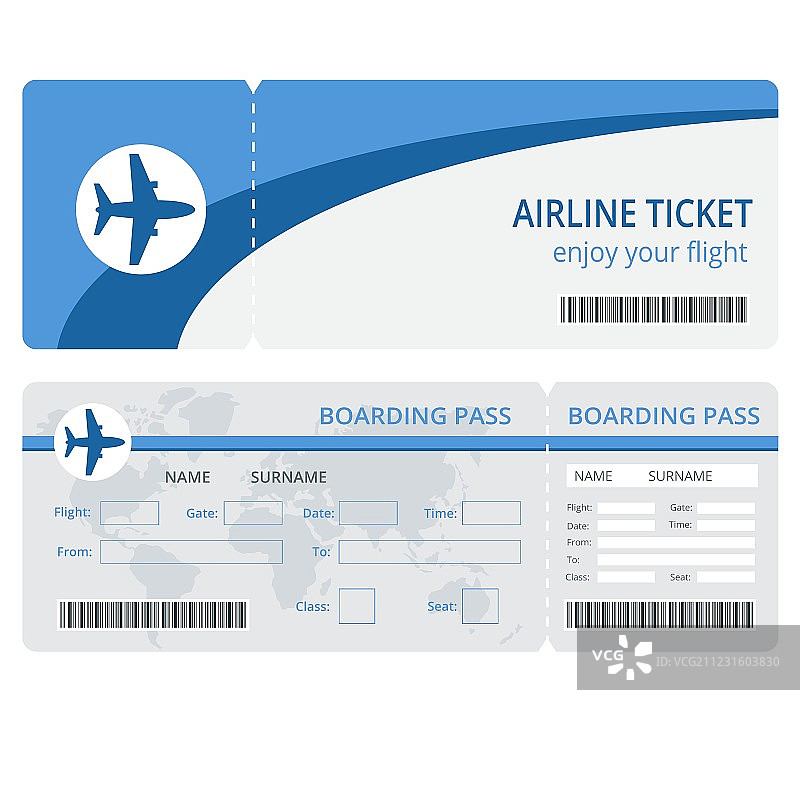 机票设计素材图片素材