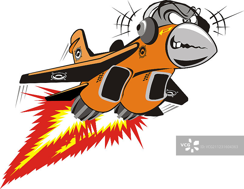 炫酷喷气机图片素材