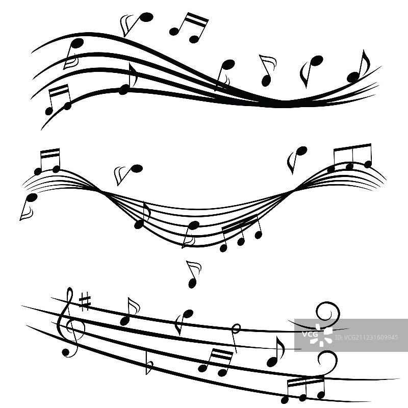 音乐笔记图片素材