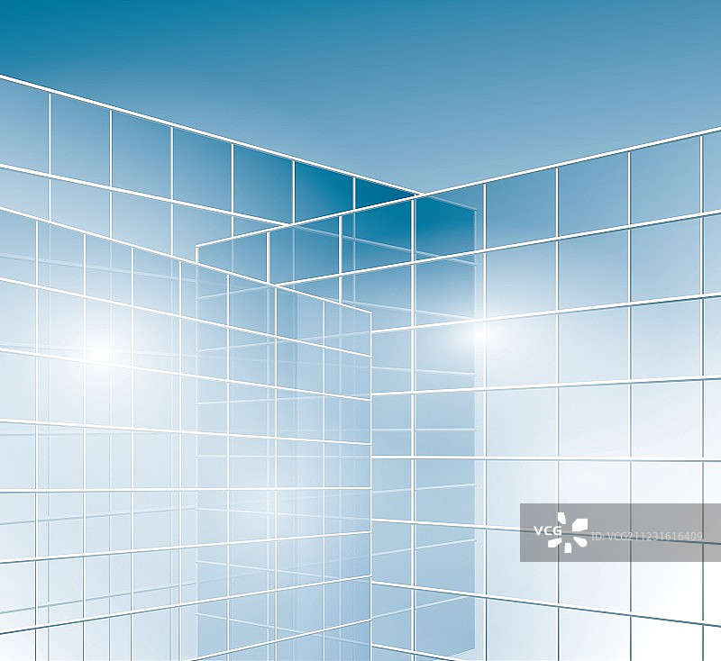 建筑物的玻璃墙-窗户图片素材