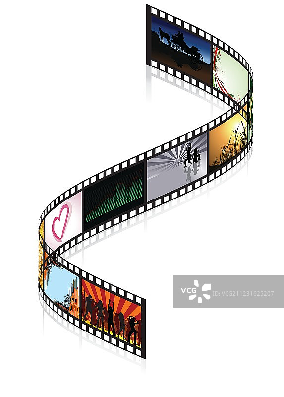 彩色胶片图片素材